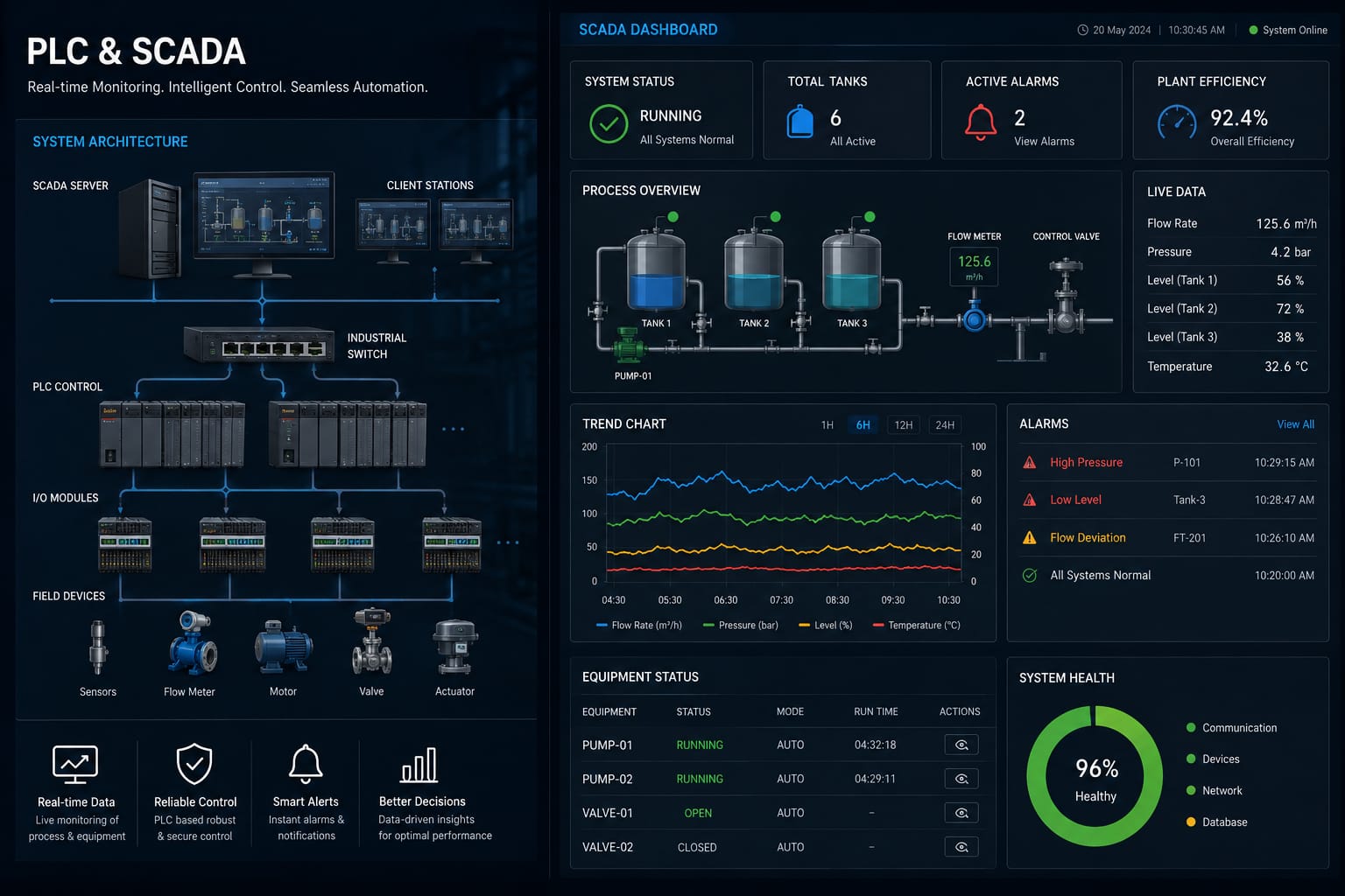 PLC and SCADA Automation